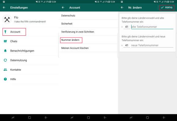 WhatsApp: Nummer wechseln ohne Datenverlust